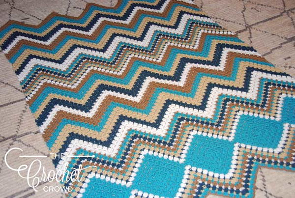 How to Crochet a Chevron Afghan