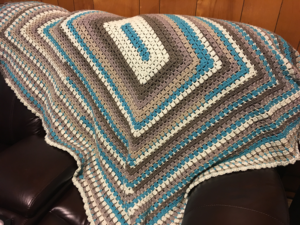 Brick Stitch Country Vibes Crochet Afghan