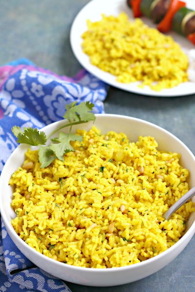 Mediterranean Yellow Rice