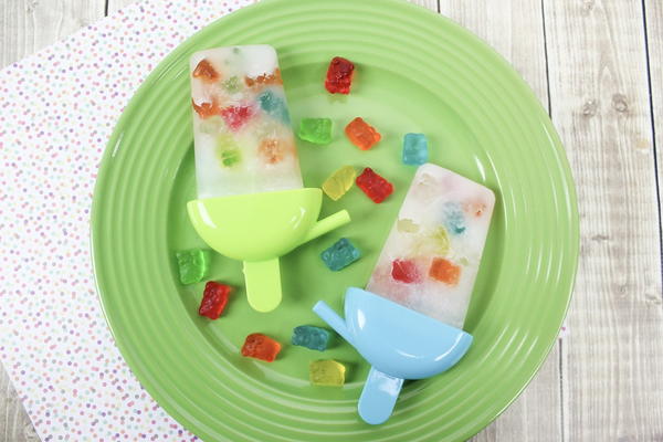 Gummy Bear Popsicles