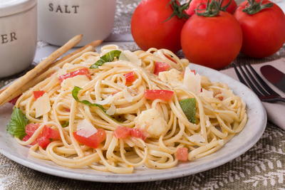 Tomato Brie Pasta