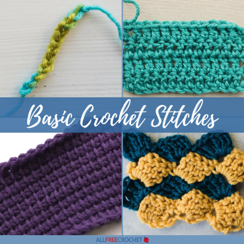 20 Basic Crochet Stitches Video Tutorials