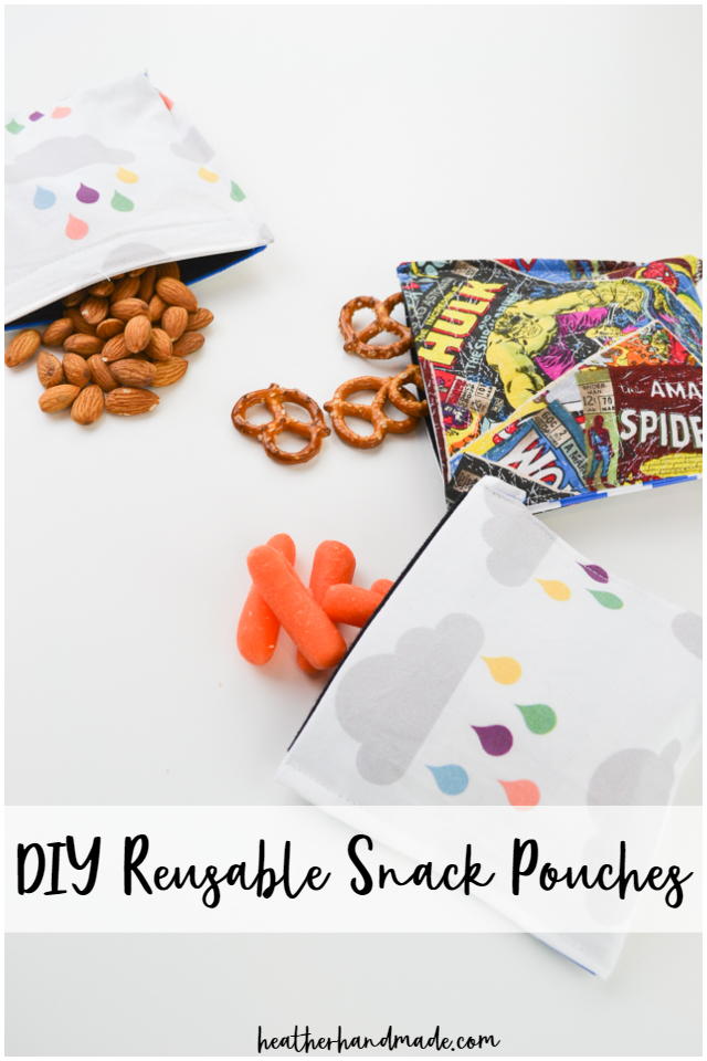 DIY Reusable Snack Pouches