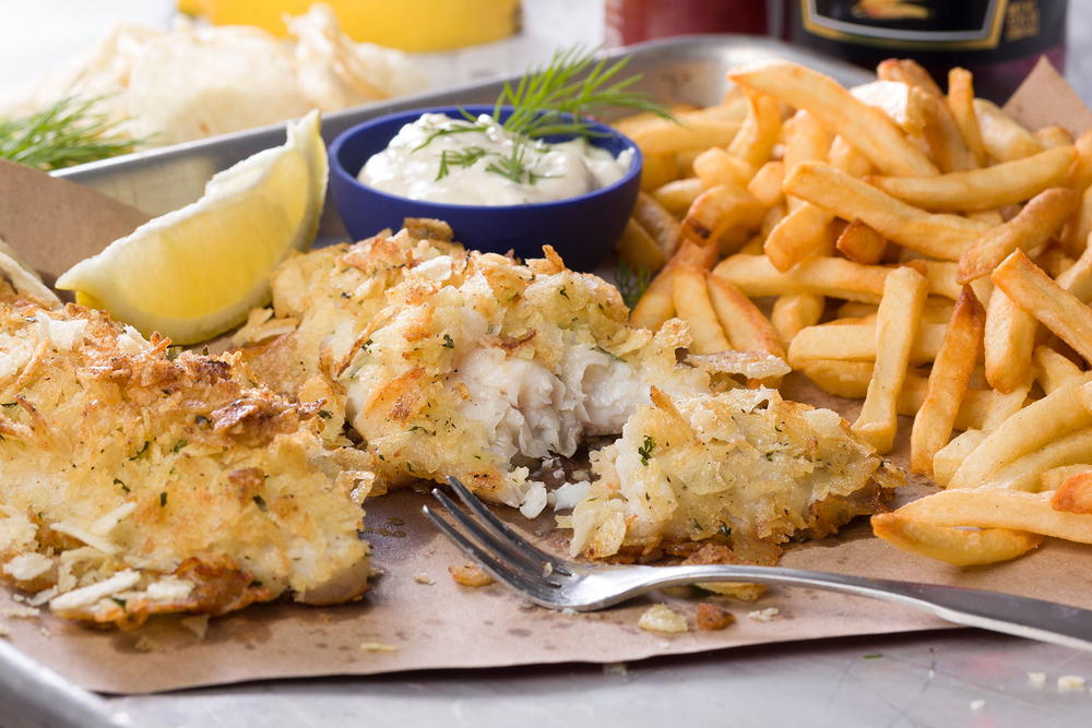 Crispy Fish 'n' Chips | MrFood.com