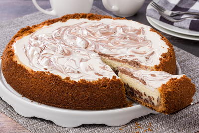 Chocolate Swirl Cheesecake