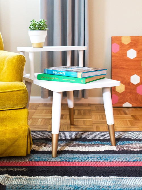 Modern Side Table Upcycle