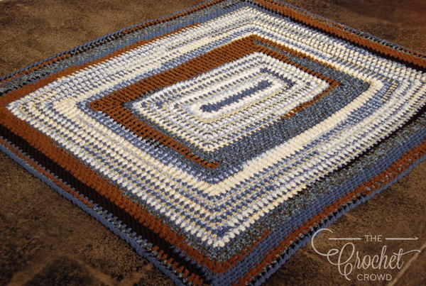 Warm Countryside Crochet Throw