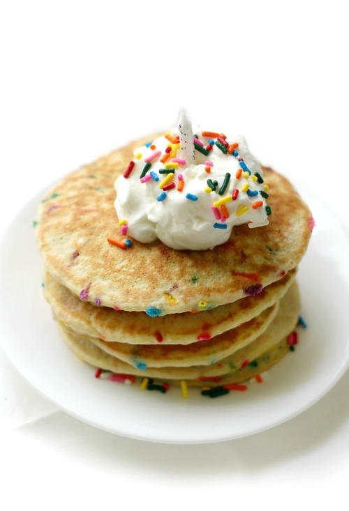 Easy Gluten-Free Funfetti Pancakes (Vegan, Allergy-Free)