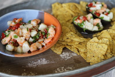 Scallop and Shrimp Seafood Salad Recipe