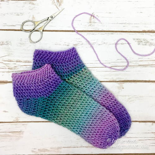 Cotton Candy Slipper Socks Allfreecrochet Com Cotton Candy Slipper Socks Allfreecrochet Com