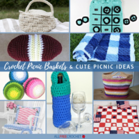 24 Crochet Picnic Baskets and Cute Picnic Ideas