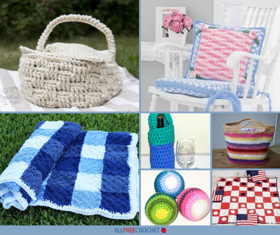 24 Crochet Picnic Baskets and Cute Picnic Ideas