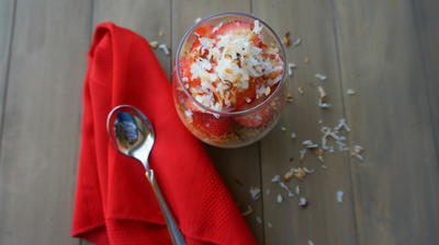 Berry Breakfast Parfait Recipe with Toasted Coconut