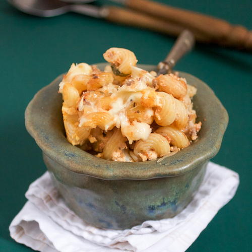 Meat & Cheese Pasta Casserole