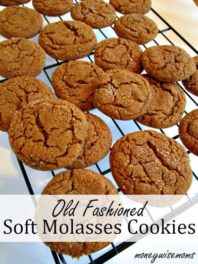 Old Fashioned Soft Molasses Cookies