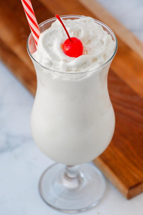 Vanilje Frappe Ingredienser