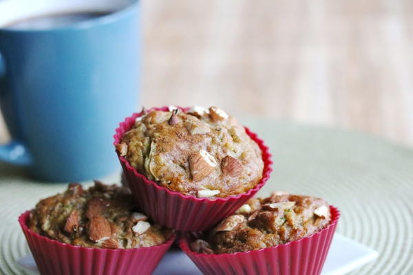 Almond Zucchini Muffins Recipe