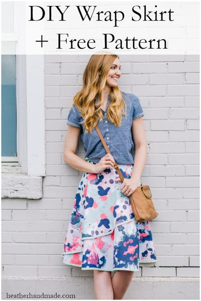 DIY Wrap Skirt and Free Pattern | AllFreeSewing.com