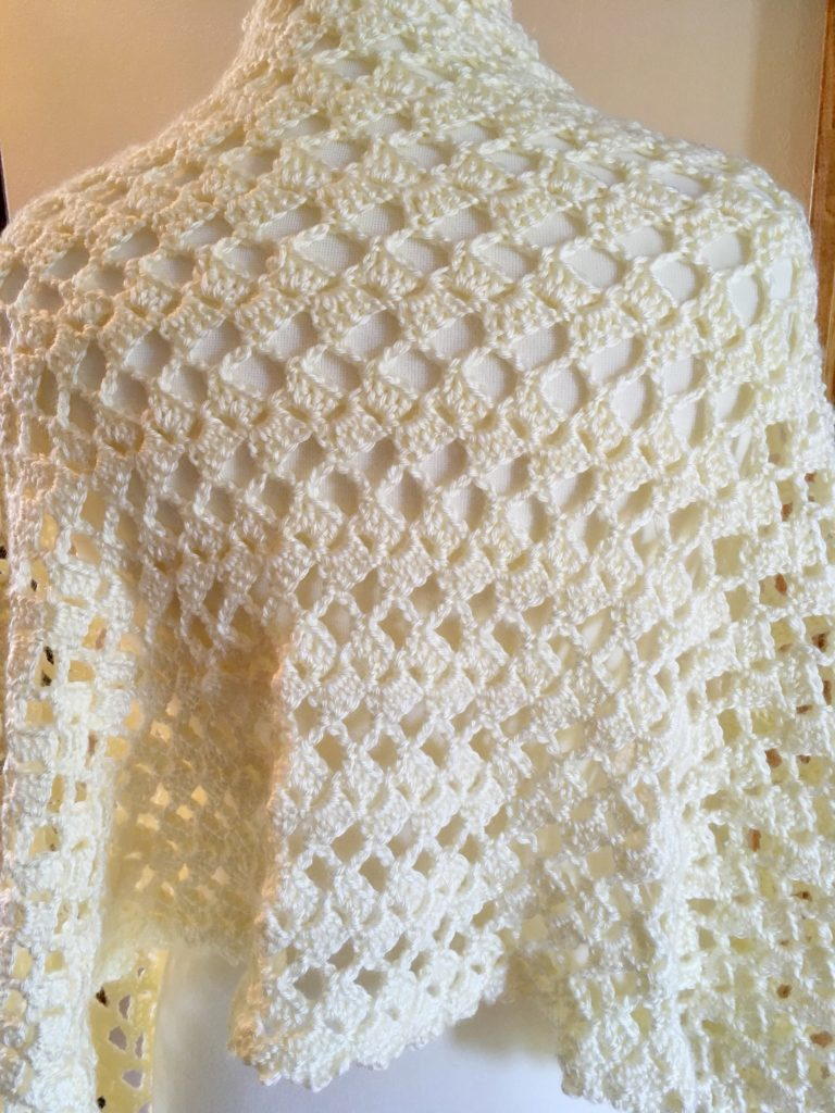 Beautiful Occasions Evening Shawl | AllFreeCrochet.com