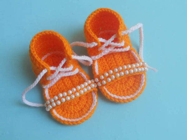 Diy Crochet Baby Flap Sandals