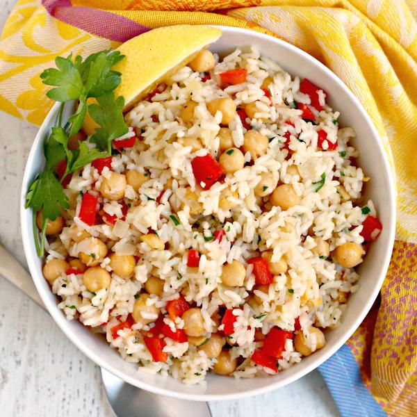 Chickpea Rice Pilaf