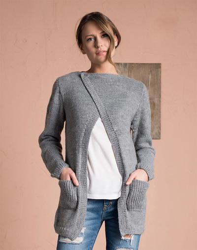 Free Women’s Sweater Knitting Pattern: ‘Modern’