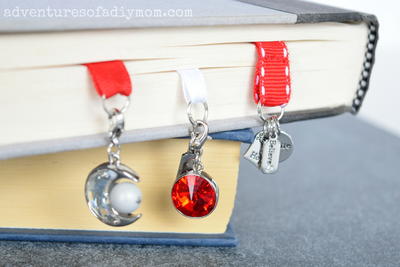 Ribbon Bookmarks with Charms