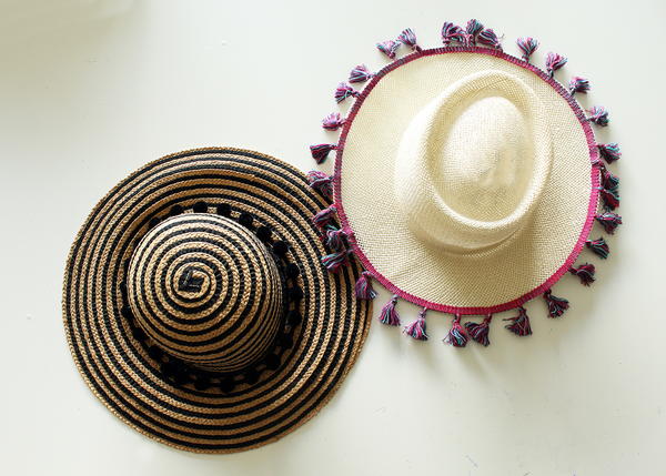 Make A No Sew Tassel Beach Hat
