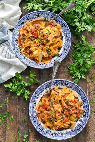 Stuffed Cabbage Roll in a Bowl