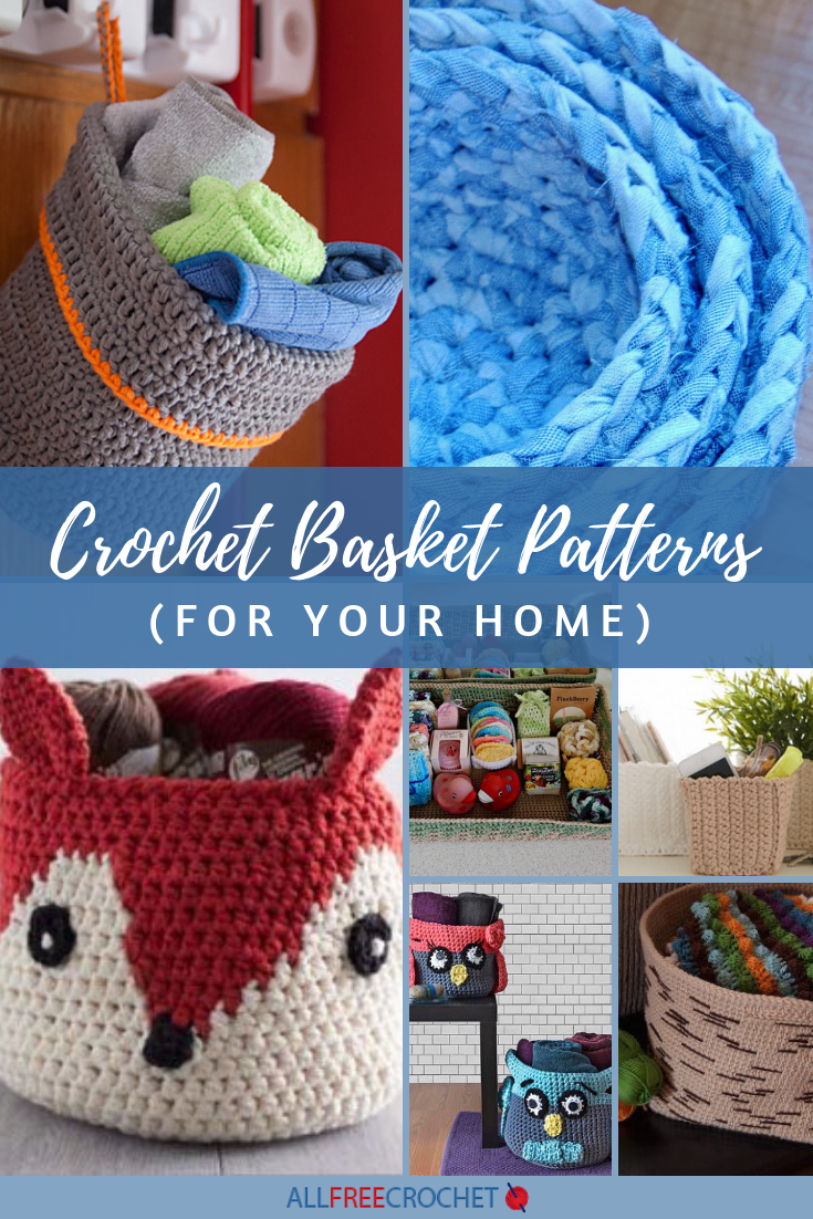 11 Crochet Basket Patterns for Your Home AllFreeCrochet