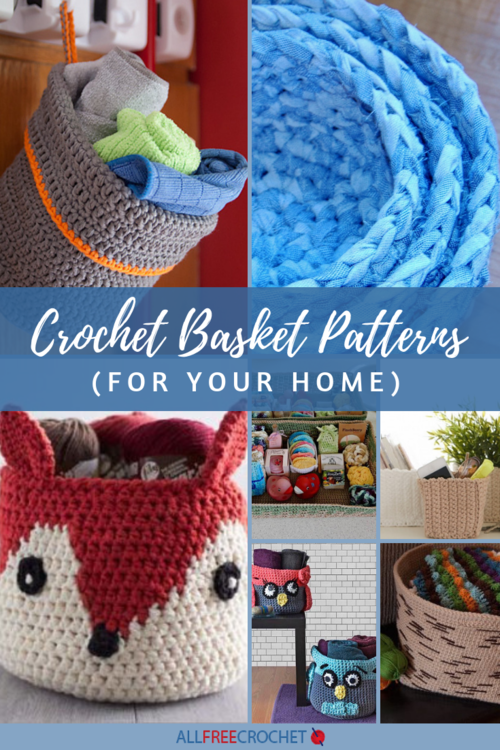 11 Crochet Basket Patterns for Your Home
