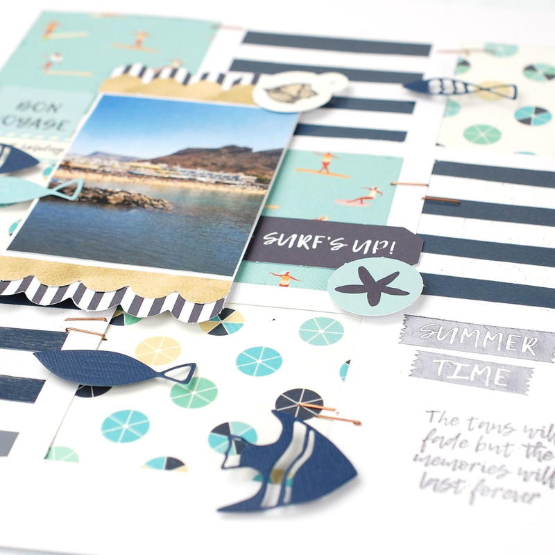 Summer Splash Layout | FaveCrafts.com