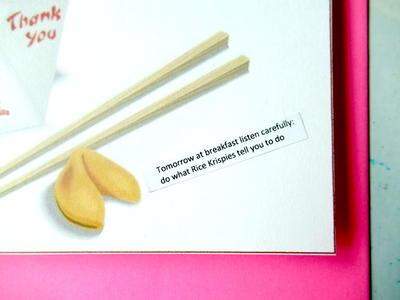 Free Printable Fortune Cookie Card