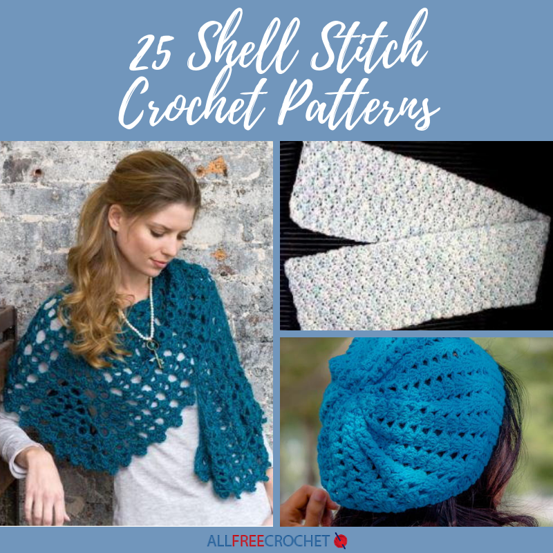 25 Shell Stitch Crochet Patterns | AllFreeCrochet.com