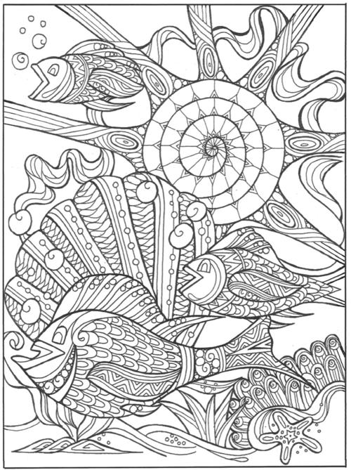 Ocean Coloring Pages For Adults