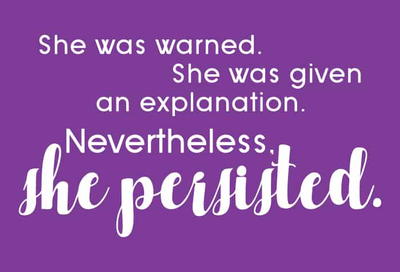 “She Persisted” Postcards