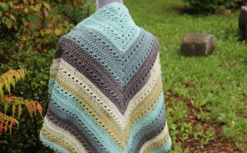 Easy Crochet Evening Shawl Pattern
