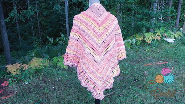 7 Stitch Crochet Shawl Pattern