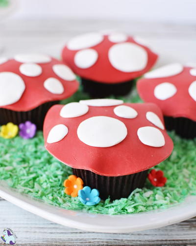 Toadstool Cupcakes