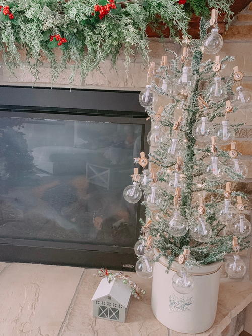 DIY Advent Christmas Tree Calender 