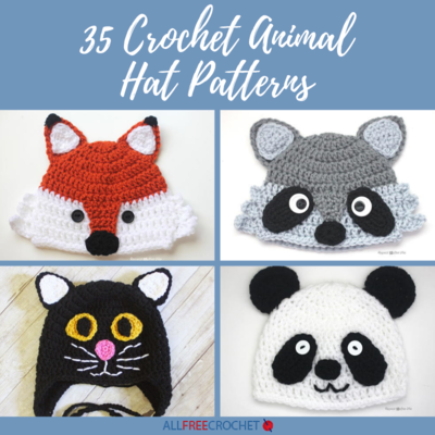 35 Crochet Animal Hat Patterns Allfreecrochet Com