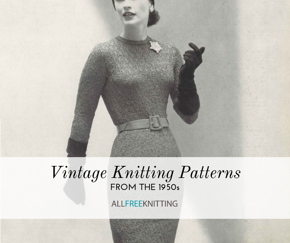 Vintage Mid-Century French Fashion Knitting Books a Pair