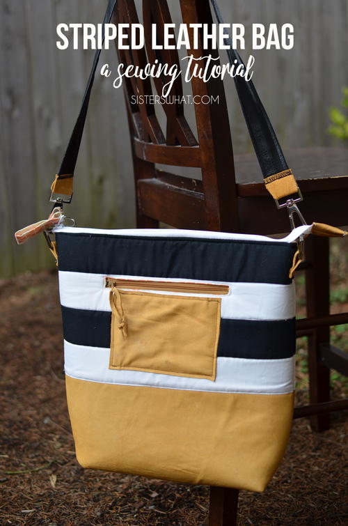 Throwback Thursday - Striped Leather Bag