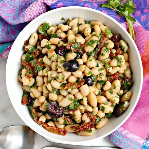 Cannellini Bean Salad with SunDried Tomatoes