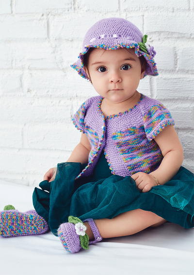 Free Baby Hat, Vest, and Booties Set Knitting Pattern