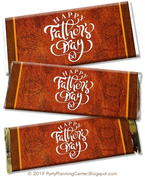 Father's Day DIY Chocolate Bar Wrappers