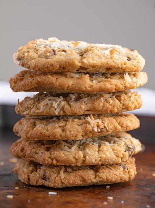 Chocolate Chip Coconut Cookies