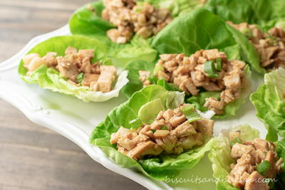 Lettuce Wraps with Grilled Chicken