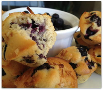 Low-Fat Blueberry Muffin with Toasted Coconut Recipe