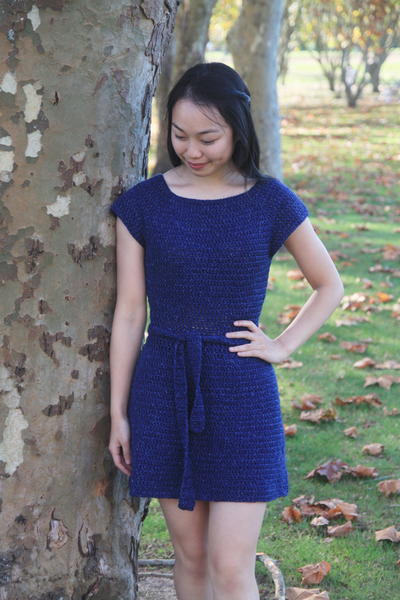 Audrey Raglan Crochet Dress